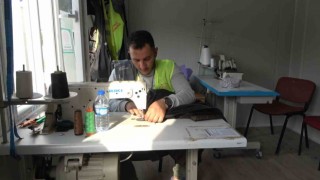 Osmaniyede depremzedelere ücretsiz terzilik hizmeti
