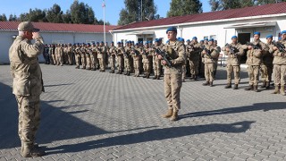 Osmaniye'ye Destek için gelen Mehmetçik, karargahına uğurlandı