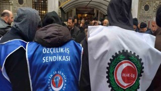 Özçelik-İş tek yürek oldu, eller semaya deprem şehitleri için kalktı
