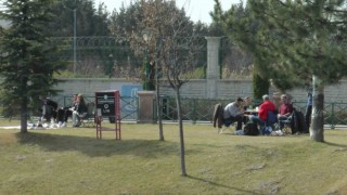 (ÖZEL) Eskişehir ilkbahara yüksek sıcaklıkla başladı