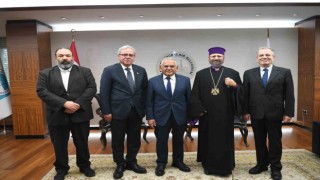 Patrik Sahak IIden Başkan Büyükkılıça ziyaret