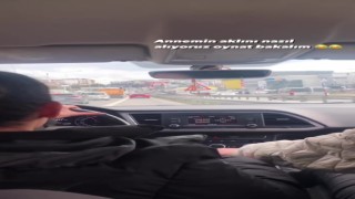 Pendikte genç kızın annesine hız şovu Formula1 yarışçılarını aratmadı