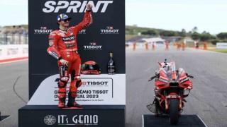 Portekiz Grand Prixsinde kazanan İtalyan Francesco Bagnaia