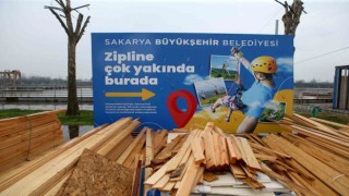 Sakarya Nehrinde zipline gezisi için geri sayım