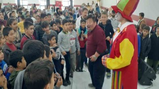 Samsatta depremzede çocuklar için eğlence programı düzenlendi