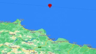 Samsun açıklarında 3,8lik deprem