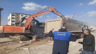 Samsun zabıtası deprem bölgesinde
