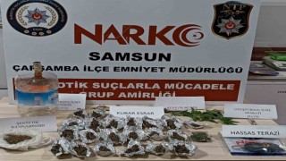 Samsunda eş zamanlı uyuşturucu operasyonu: 2 gözaltı