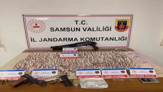 Samsunda jandarmadan uyuşturucu operasyonu: 5 gözaltı