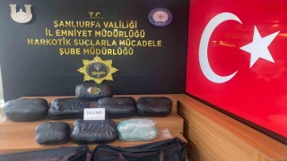 Şanlıurfada 32 kilogram skunk ele geçirildi: 2 gözaltı