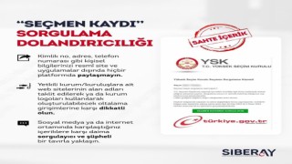 Seçmen kaydınızı sorgulayın linkiyle dolandırıcılığa dikkat