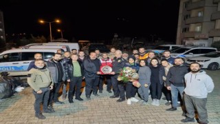 Şef Yalçınkayaya Erzincan Emniyet Müdürlüğünden teşekkür