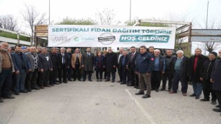 Şehitkamil, Yavuzeli ve Araban çiftçisine 50 bin fidan dağıtıldı