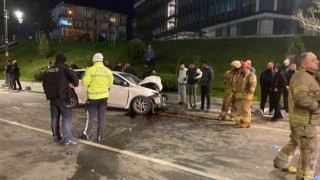Silivride otobüs ile otomobil çarpıştı: 1 ölü, 2 yaralı