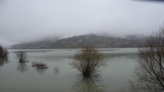 Sinop Erfelek Barajı suyu doldu taştı