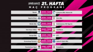 Sultanlar Liginde 21. hafta heyecanı başlıyor