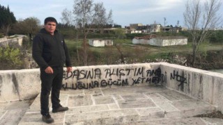 Tarihi köprüde çirkin görüntü
