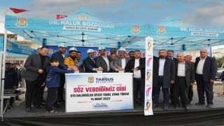 Tarsusta Oto Galericiler Sitesinin temelini atıldı