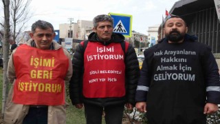 Tekirdağ Belediyesi tarafından işten çıkarılan işçi Ankaraya yürüyecek