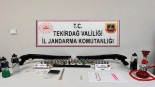 Tekirdağda bir eve uyuşturucu operasyonu