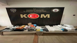 Tekirdağda kaçak elektronik cihazı operasyonu
