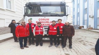 Toplanan yardımlar deprem bölgesine gönderildi