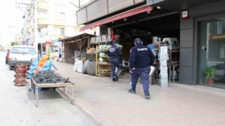 Toroslarda kaldırım işgaline karşı sıkı denetim