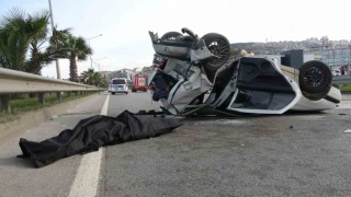 Trabzonda sahil yolunda kaza: 1 ölü, 4 yaralı