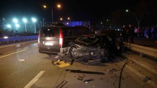 Trabzonda zincirleme trafik kazası: 1 ölü, 5 yaralı