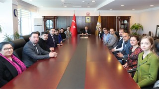 Trakya Üniversitesi Rektörü Prof. Dr. Tabakoğlu, ataması yapılan akademisyenlerle bir araya geldi