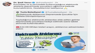 Tuzla Belediyesinden deprem bölgesindeki çocuklar için tablet kampanyası