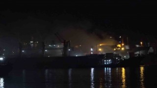 Tuzlada balıkçı gemisinde yangın