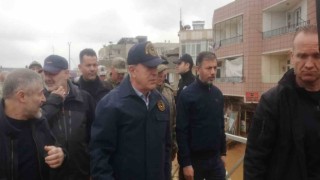 Üç bakan sel bölgesinde inceleme yaptı