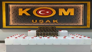 Uşakta kaçak cinsel ürün ve etil alkol ele geçirildi