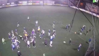 Üsküdarda futbolcuların birbirine girdiği kavganın yeni görüntüleri ortaya çıktı