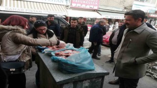 Vanda 21 kilo kaçak et ele geçirildi