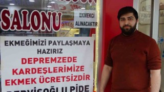 Vandaki fırıncıdan depremzedelere ücretsiz ekmek