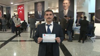 Veysel Gürsoy Çelik: “Türkiyenin ilk işitme ve konuşma engelli milletvekili olabilmek için MHPden başvurumu gerçekleştirdim”