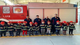 Yalova Altınovada minik itfaiyecilere, deprem ve yangın eğitimi