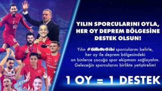 Yılın Sporcusu Ödüllerinde kullanılan oylar deprem bölgelerine olanak sağlayacak