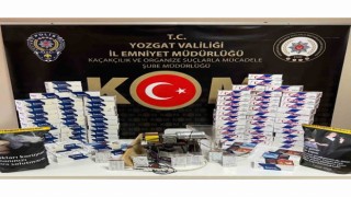 Yozgatta 16 bin 400 adet boş makaron ele geçirildi