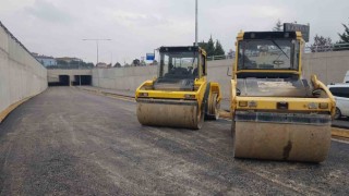 100 milyon liralık kavşak projesinde asfaltlama çalışmaları başladı