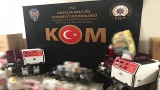 48 bin 200 adet gümrük kaçağı boş makaron ele geçirildi