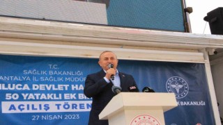 50 Yataklı Kumluca Devlet Hastanesi ek binası törenle hizmete açıldı