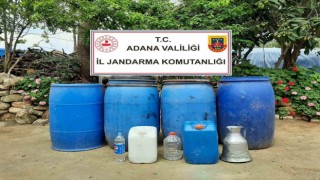 Adanada bin 730 litre sahte içki ele geçirildi