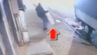 Ağır hasarlı binadan hırsızlık yapan şahıs tutuklandı