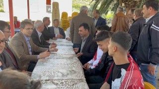 AK Parti İl Başkanı Ökten, asker uğurlamasına katıldı