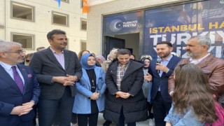 AK Parti İstanbul milletvekili adayları Durgut ve Aydın, Maltepede Cevizli İrtibat Bürosu açılışına katıldı