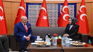 AK Parti ve BBPden MHPye Ramazan Bayramı ziyareti