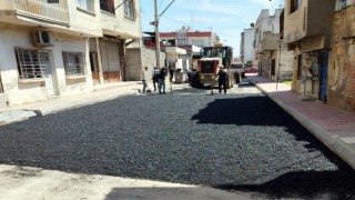 Akdenizde asfalt çalışmaları hız kazandı